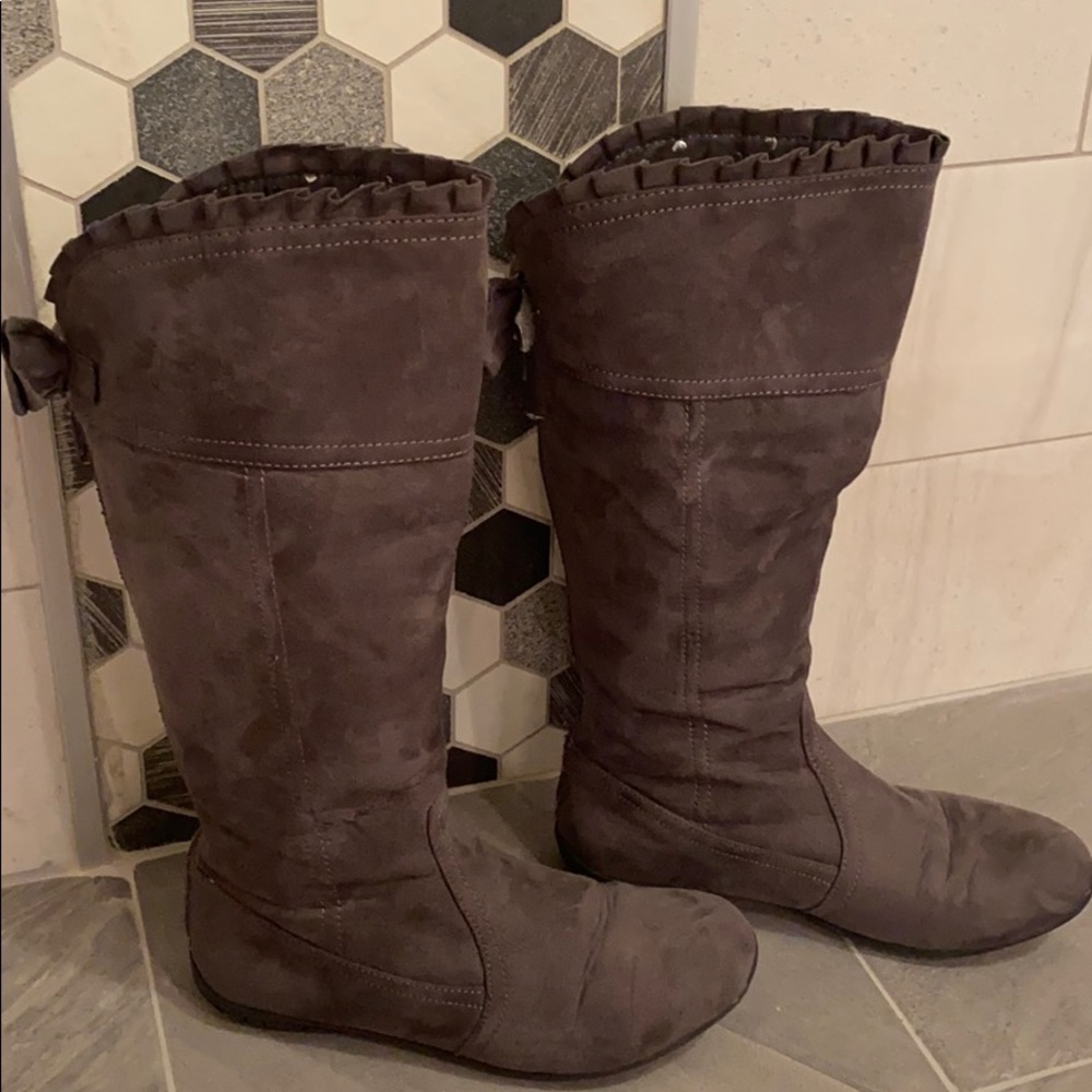 Girls Suede Super Cute Boots